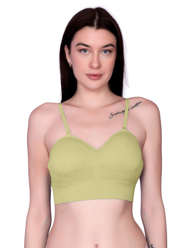 Women Regular Fit Heavily-Padded Slip-On Bra I GBRA021